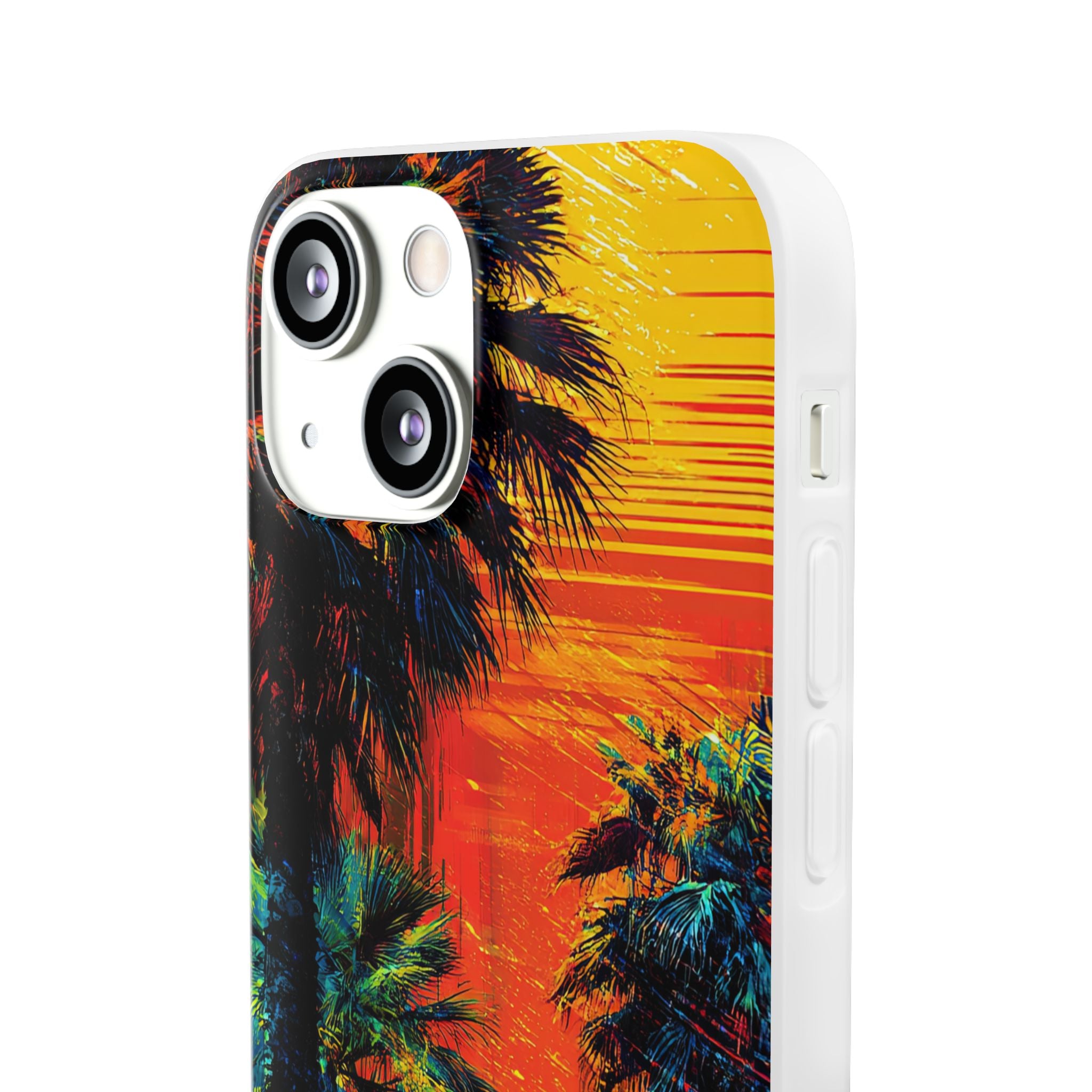 Tropical Sunburst iPhone 13 mini Case - Soft
