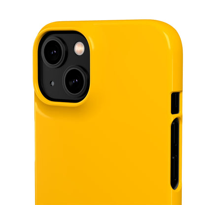 Amber Yellow - Slim iPhone 14 Phone Case