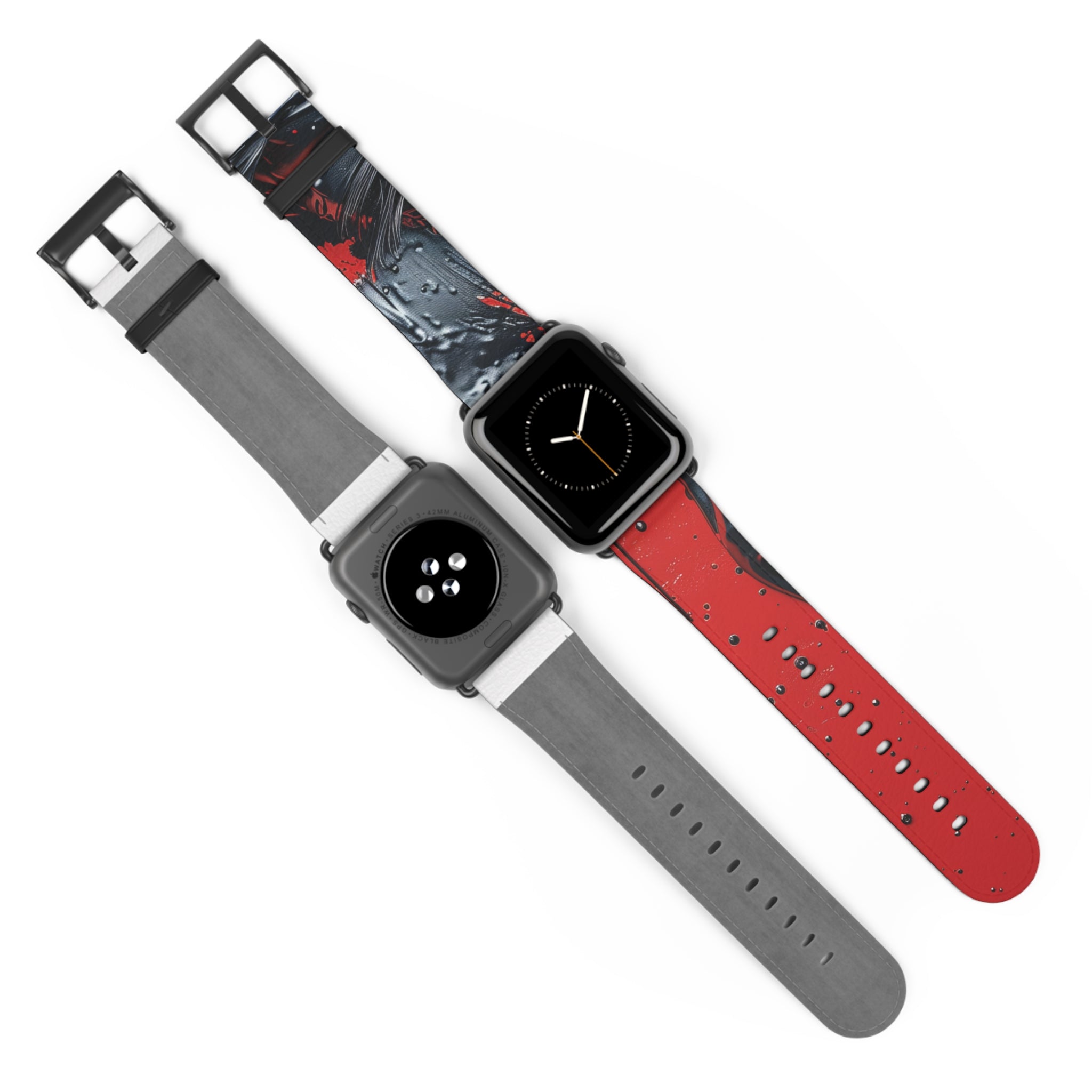 Glossy Black Face - Watch Band