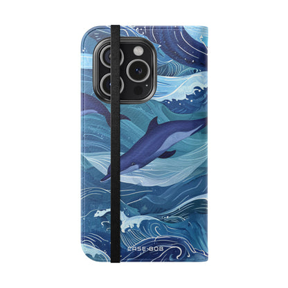 Dolphin Wave Dance - iPhone 15 Pro Cover - Pung
