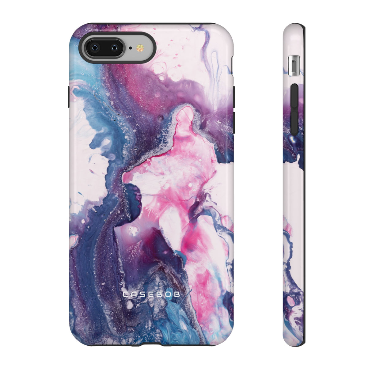 Blue & Pink Art - Protective Phone Case