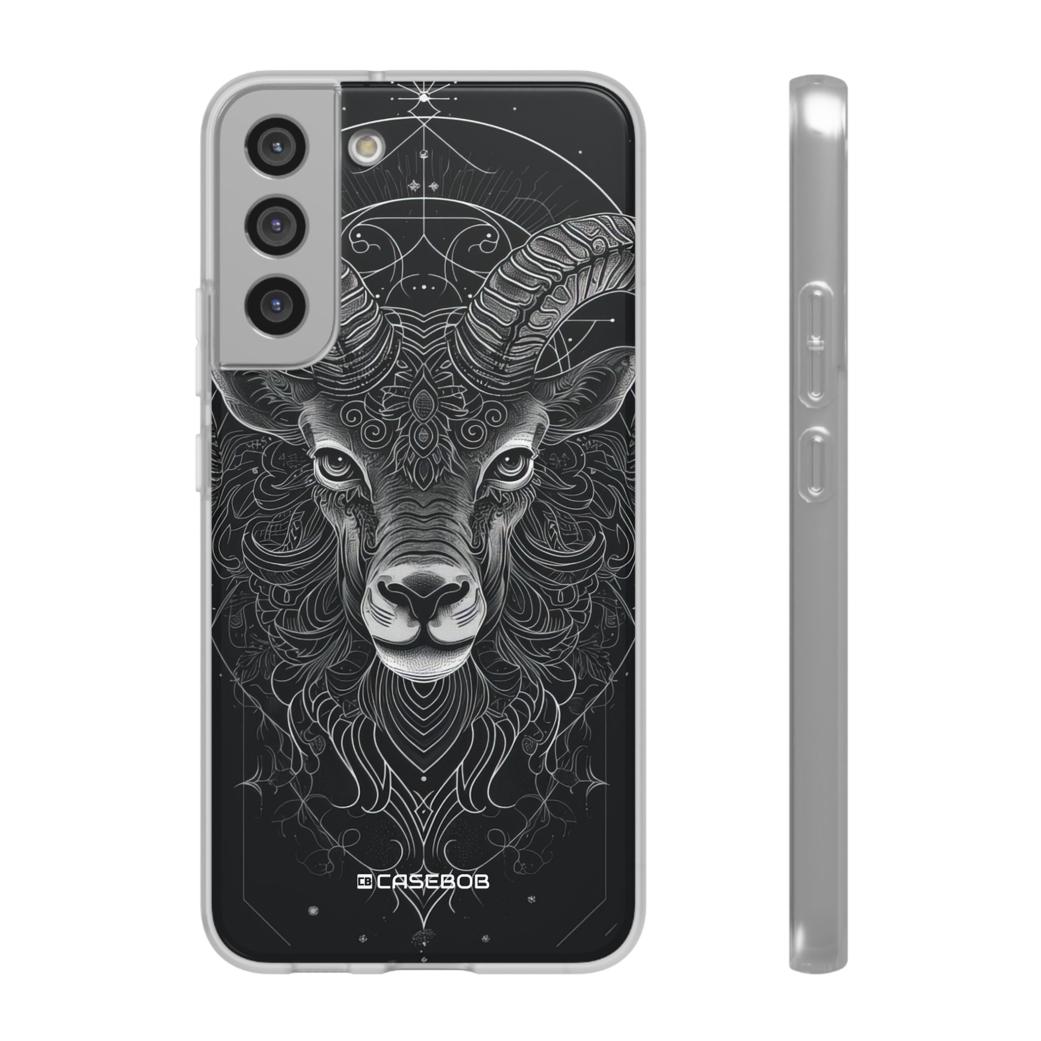 Mystic Ram Mandala | Flexible Phone Case for Samsung Galaxy