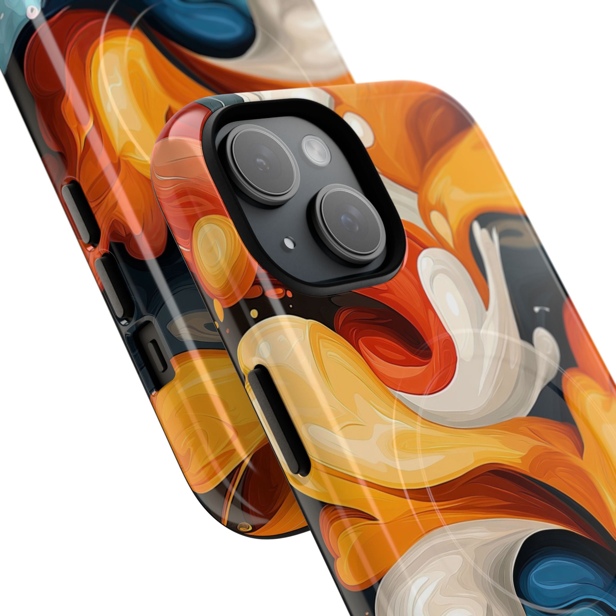 Crimson Ribbon iPhone 15 Case - Tough+