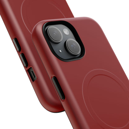 Dark Red iPhone 15 | Tough+ Phone Case