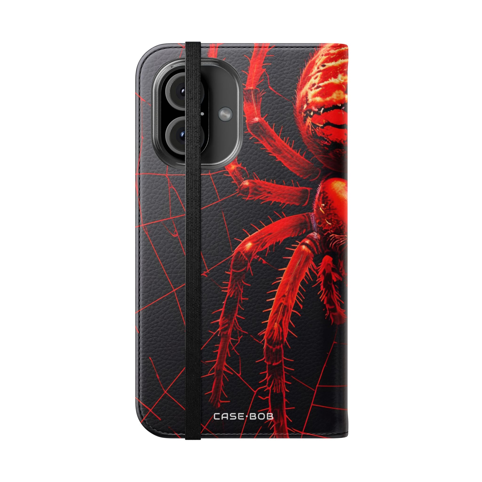 Crimson Spiderweb - iPhone 16  Case - Wallet