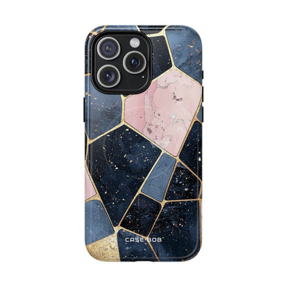 Golden Mosaic iPhone 15 Pro Max Case - Tough+