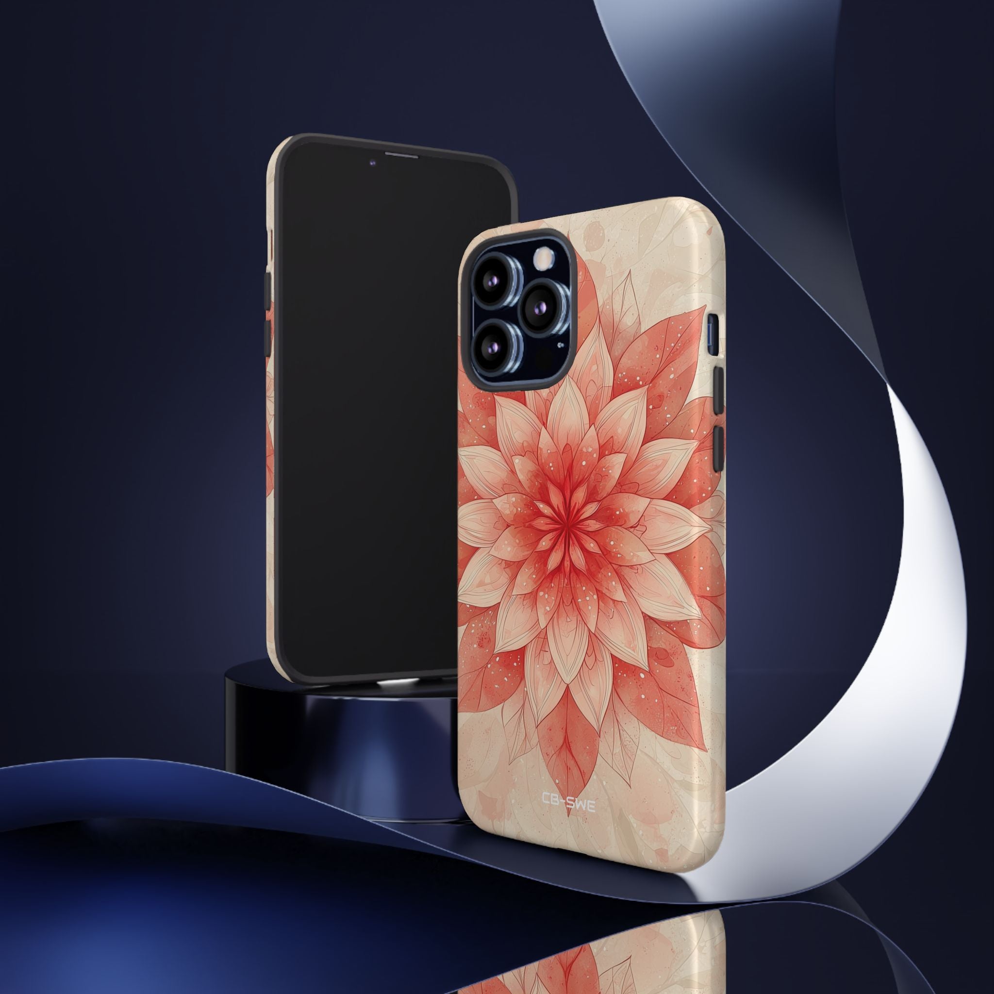 Floral Harmony Glows - iPhone Case