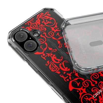 Crimson Spiral iPhone 16 Case - Impact