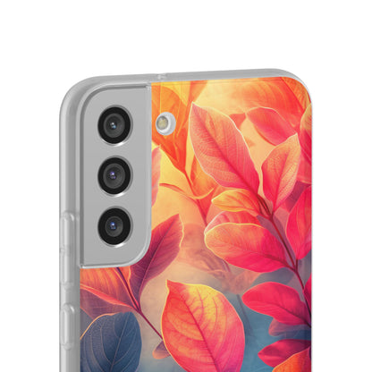 Red Blue Nature - Flexi Samsung S22 Phone Case