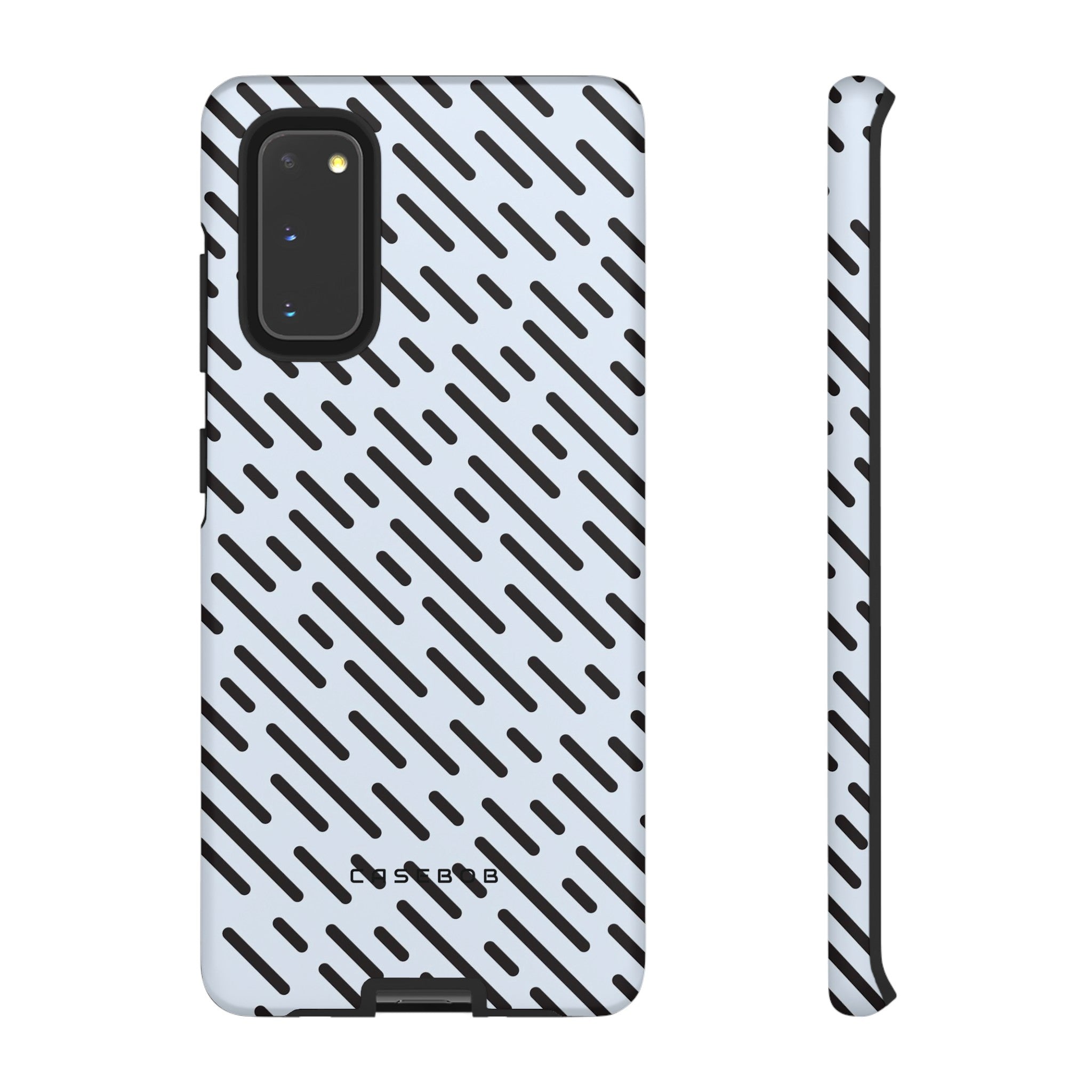 Monochrome Dash - Protective Phone Case