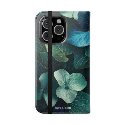 Teal Bloom - iPhone 16 Pro Case - Wallet