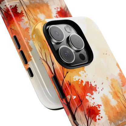 Autumn Leaves Dance - iPhone Case