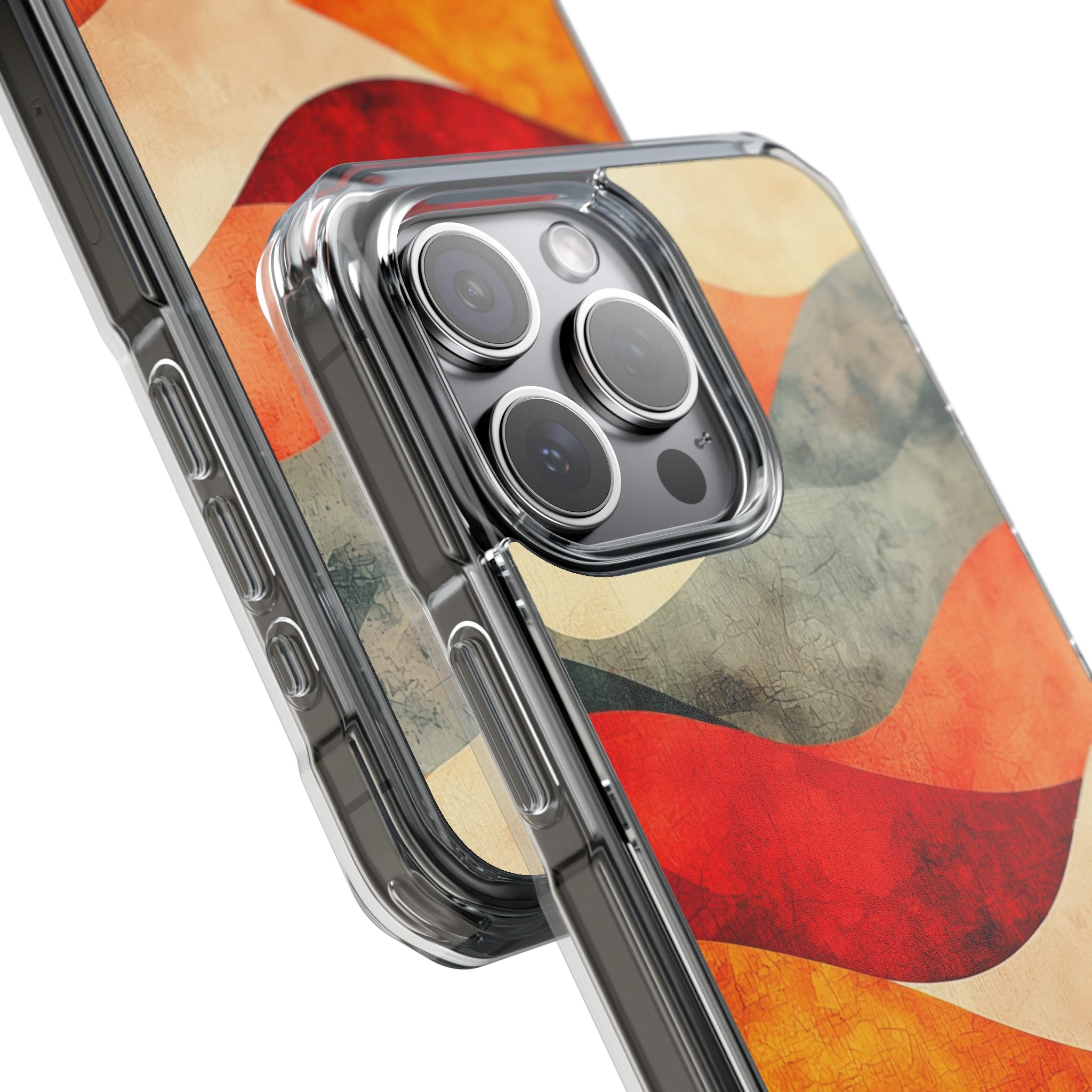 Cracked Wave Sunset iPhone 15 Pro Max Case - Impact