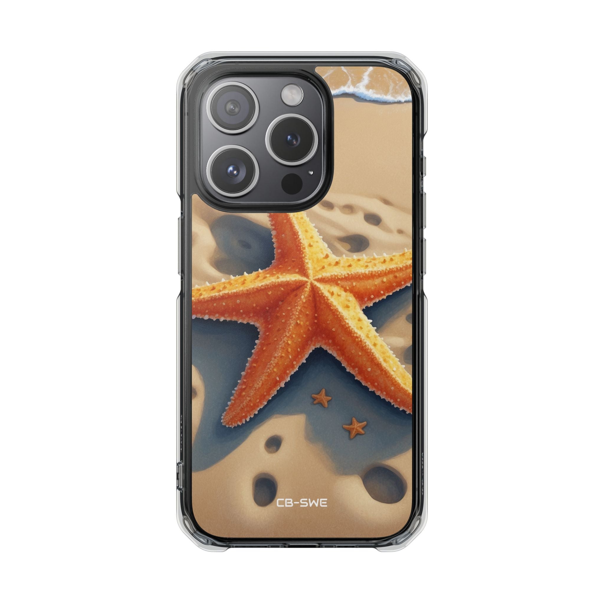 Starfish Rests On Sand iPhone Case - Impact
