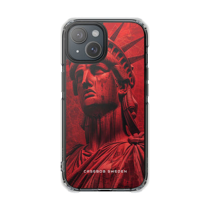 Zen Red Liberty Vision iPhone 15 - Clear Impact Phone Case