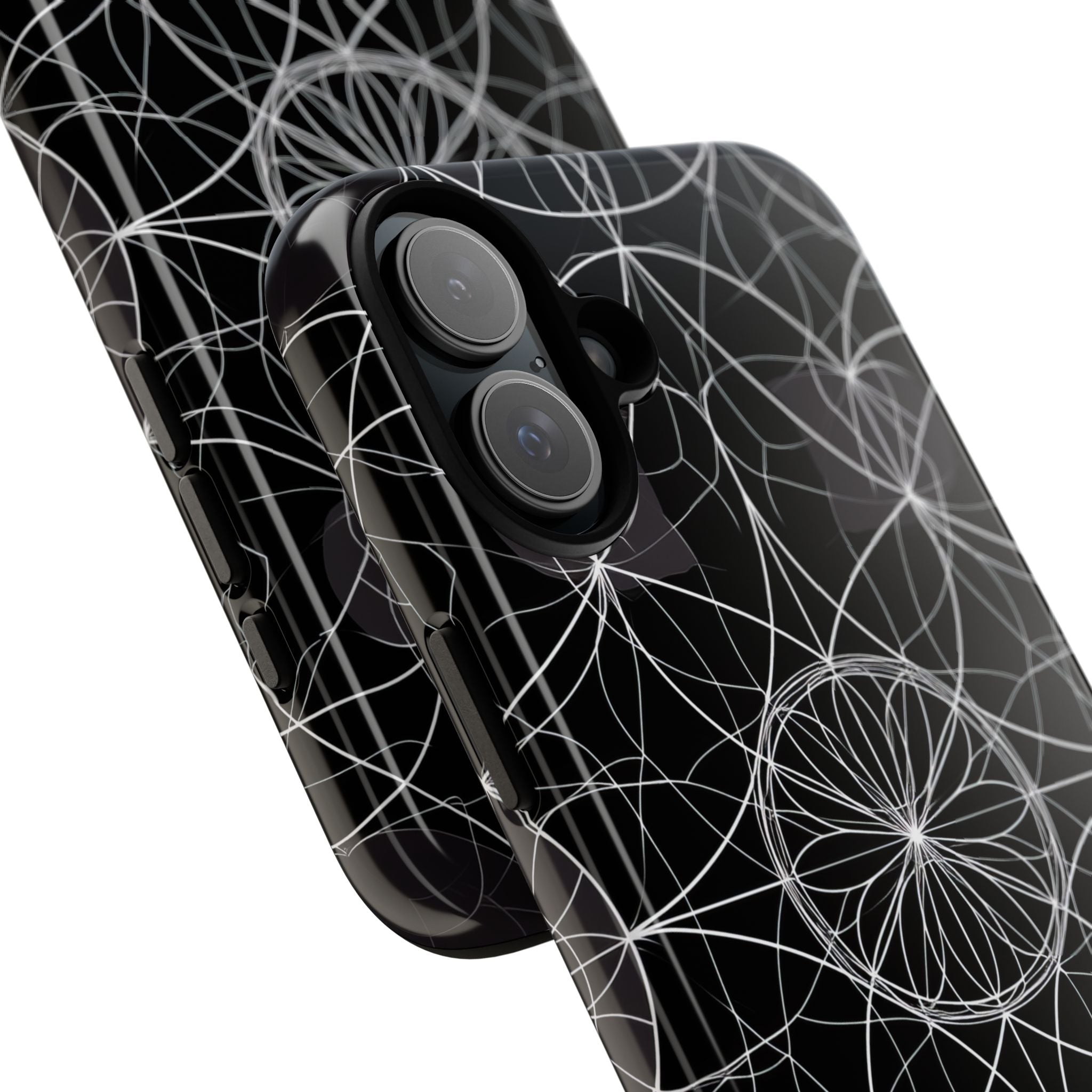 Midnight Bloom iPhone 16 Plus Case - Tough