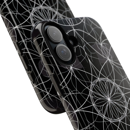 Midnight Bloom iPhone 16 Plus Case - Tough