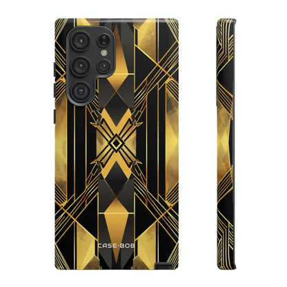 Golden Diamond Radiance Samsung S22 Ultra Case - Tough