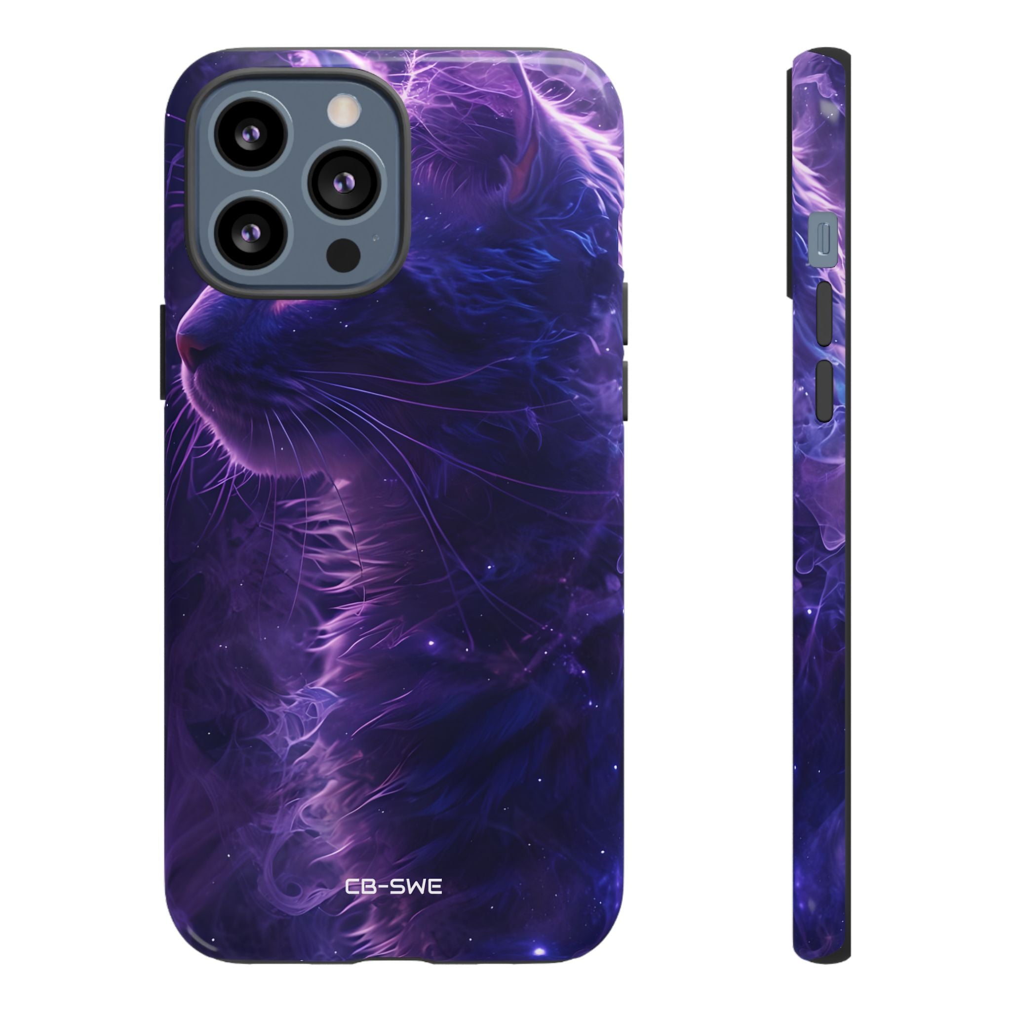 Mystical Starlit Cat - iPhone Case