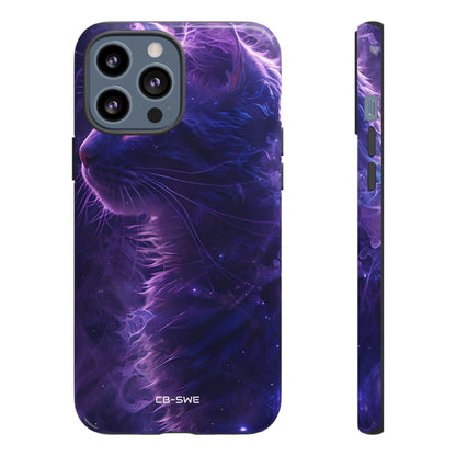 Mystical Starlit Cat - iPhone Case