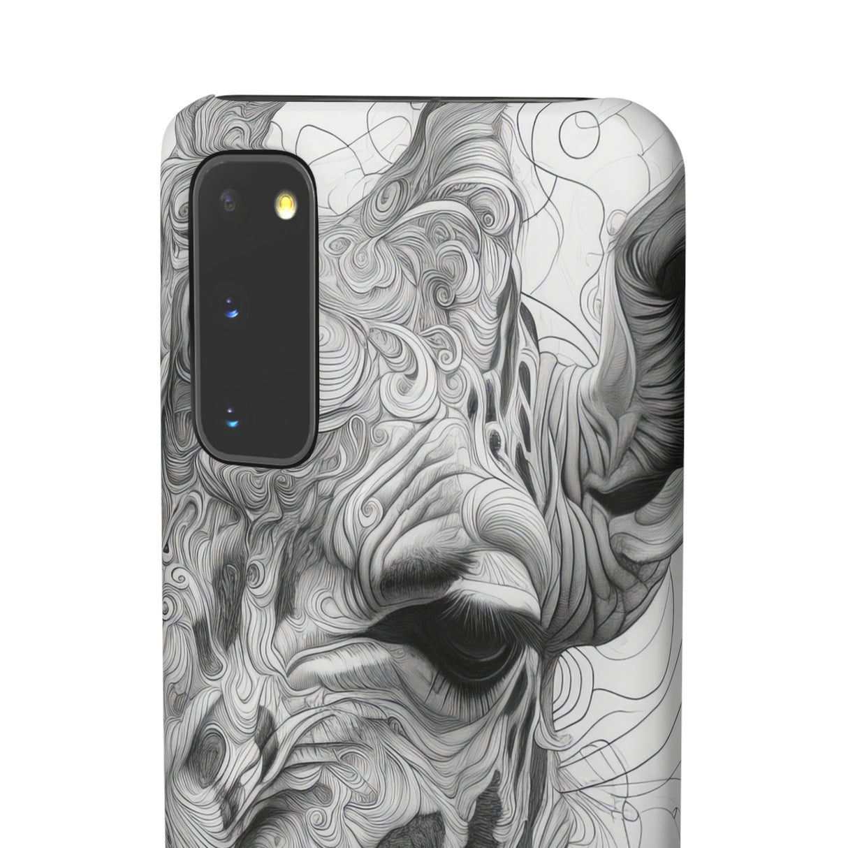 Monochrome Giraffe | Slim Phone Case for Samsung