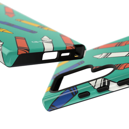 Crayons Dance Playfully - Samsung Case