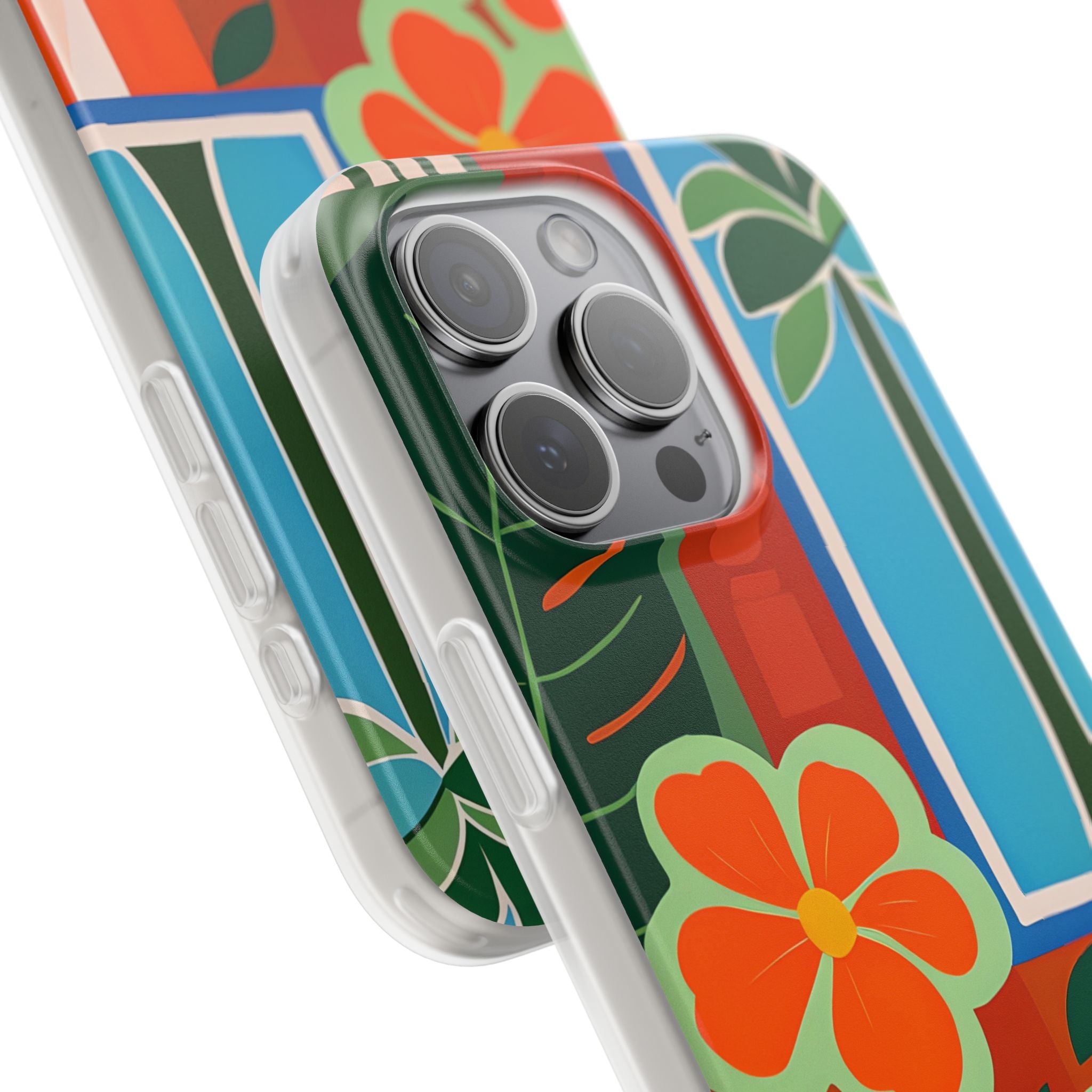 Orange Blossom Burst iPhone 15 Pro Max Case - Soft