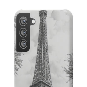 Parisian Monochrome Majesty | Slim Phone Case for Samsung