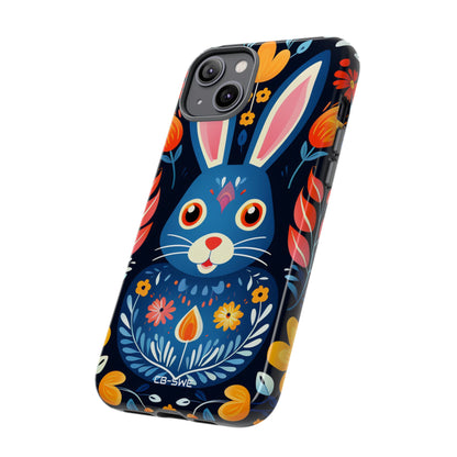 Bunny Jumps Joyfully - iPhone Case