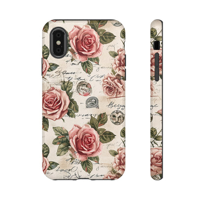 Roses & Love Letters - Protective Phone Case