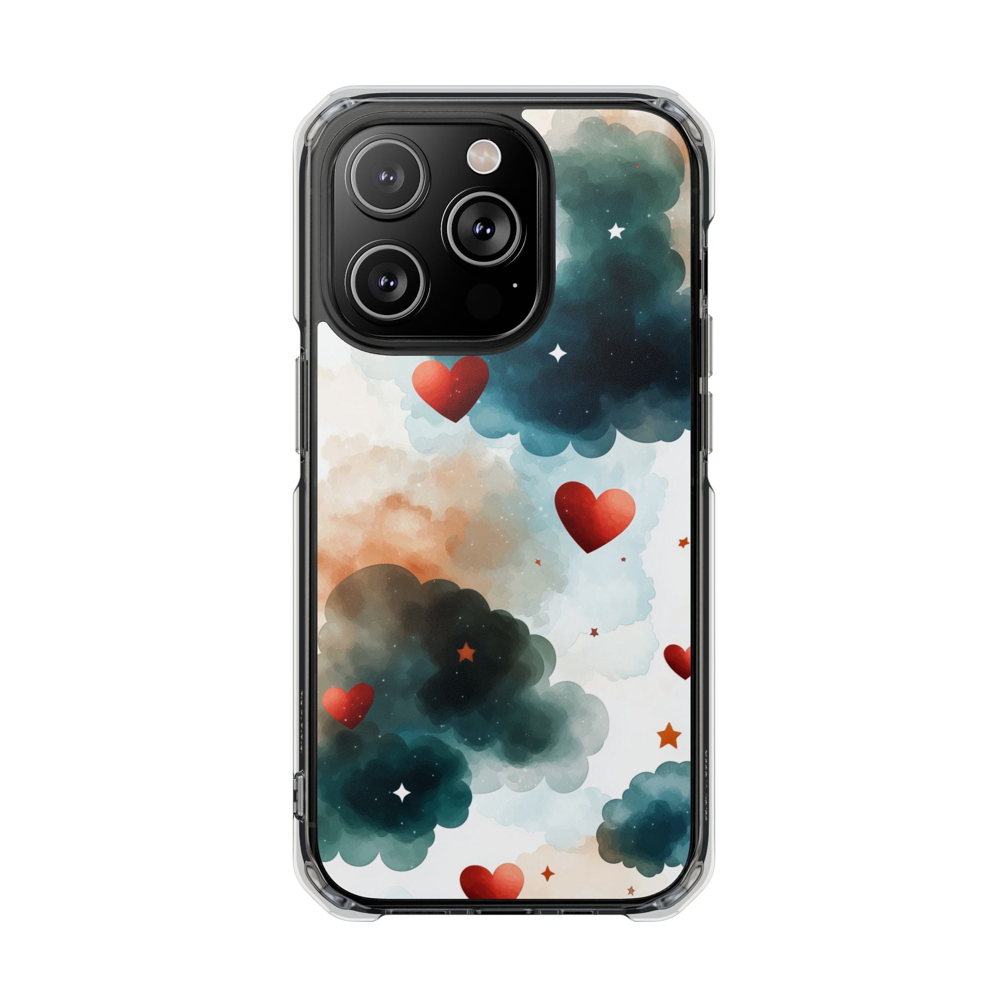 Floating Hearts Dance iPhone Case - Impact