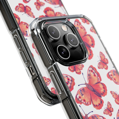 Vibrant Butterfly Dance iPhone Case - Impact