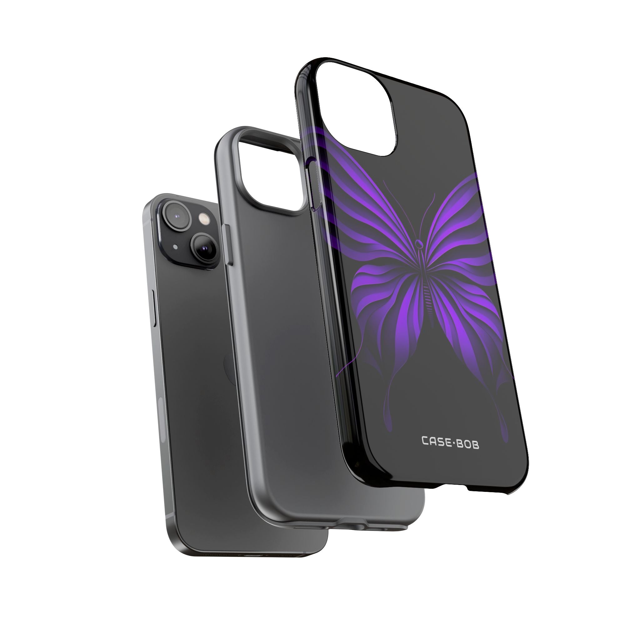 Violet Monarch iPhone 14 Plus Case - Tough