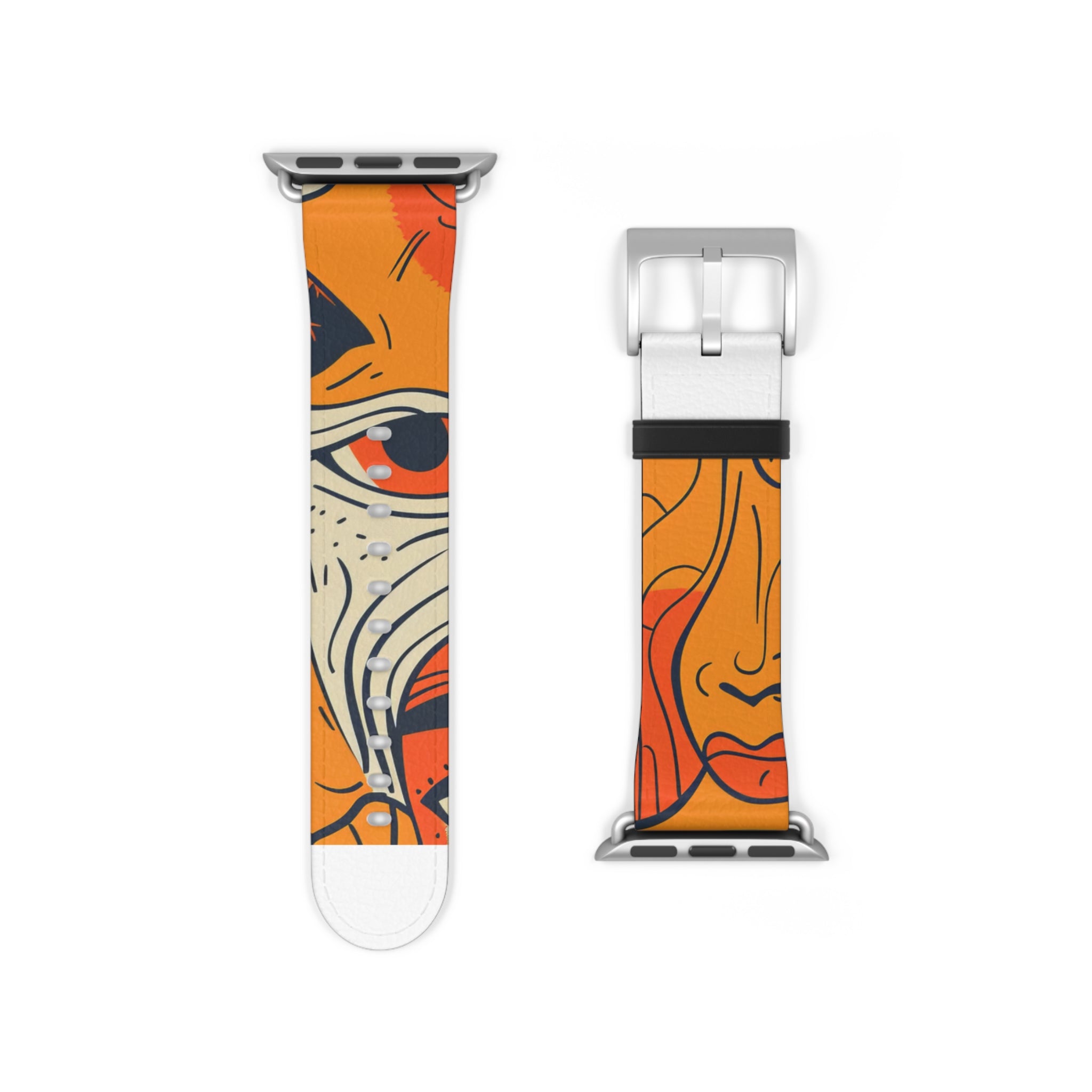 Overlapping Faces - Watch Band