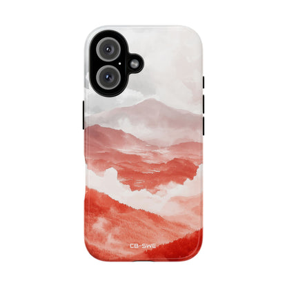 Mountain Flames Rise - iPhone Case