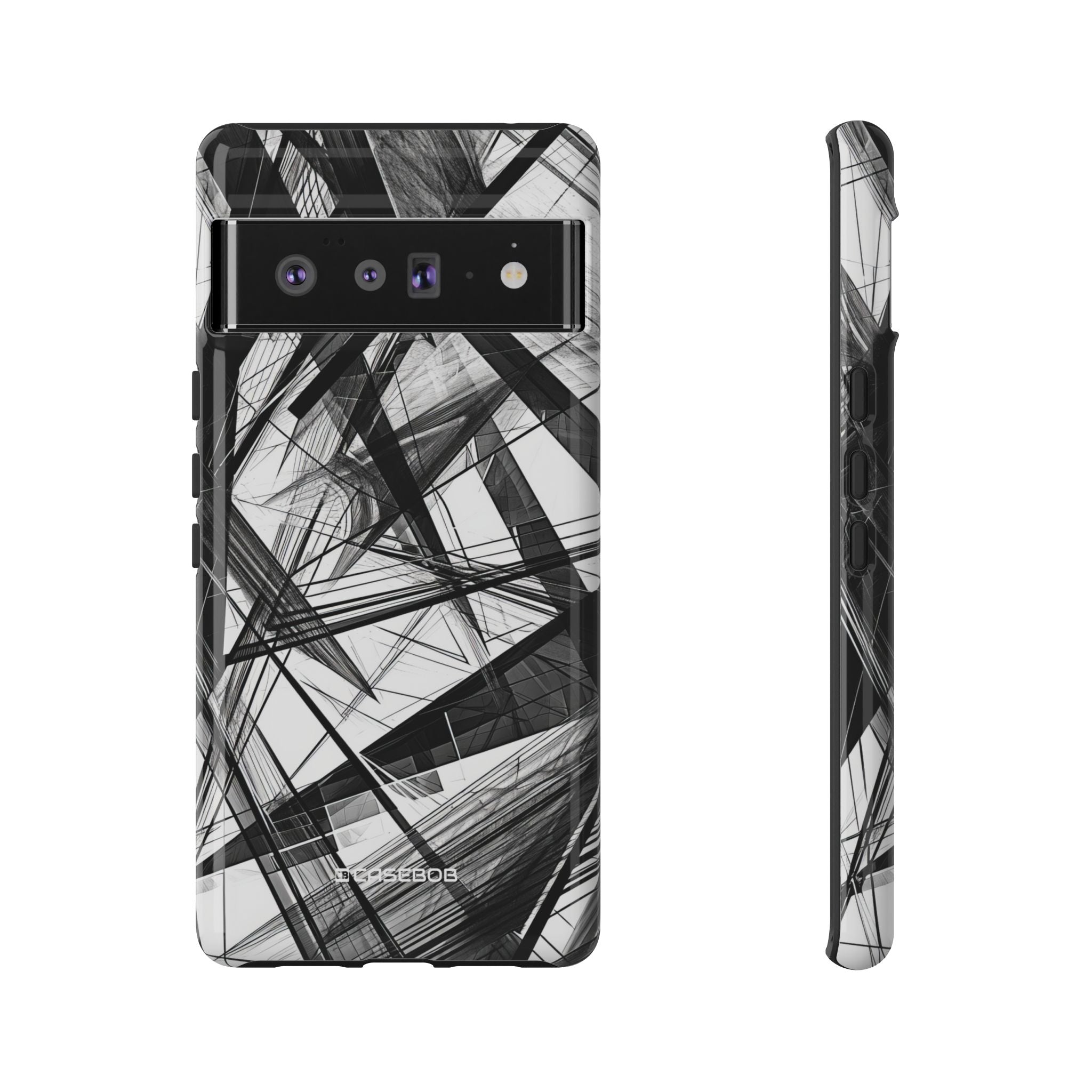 Monochrome Chaos - Phone Case for Google Pixel