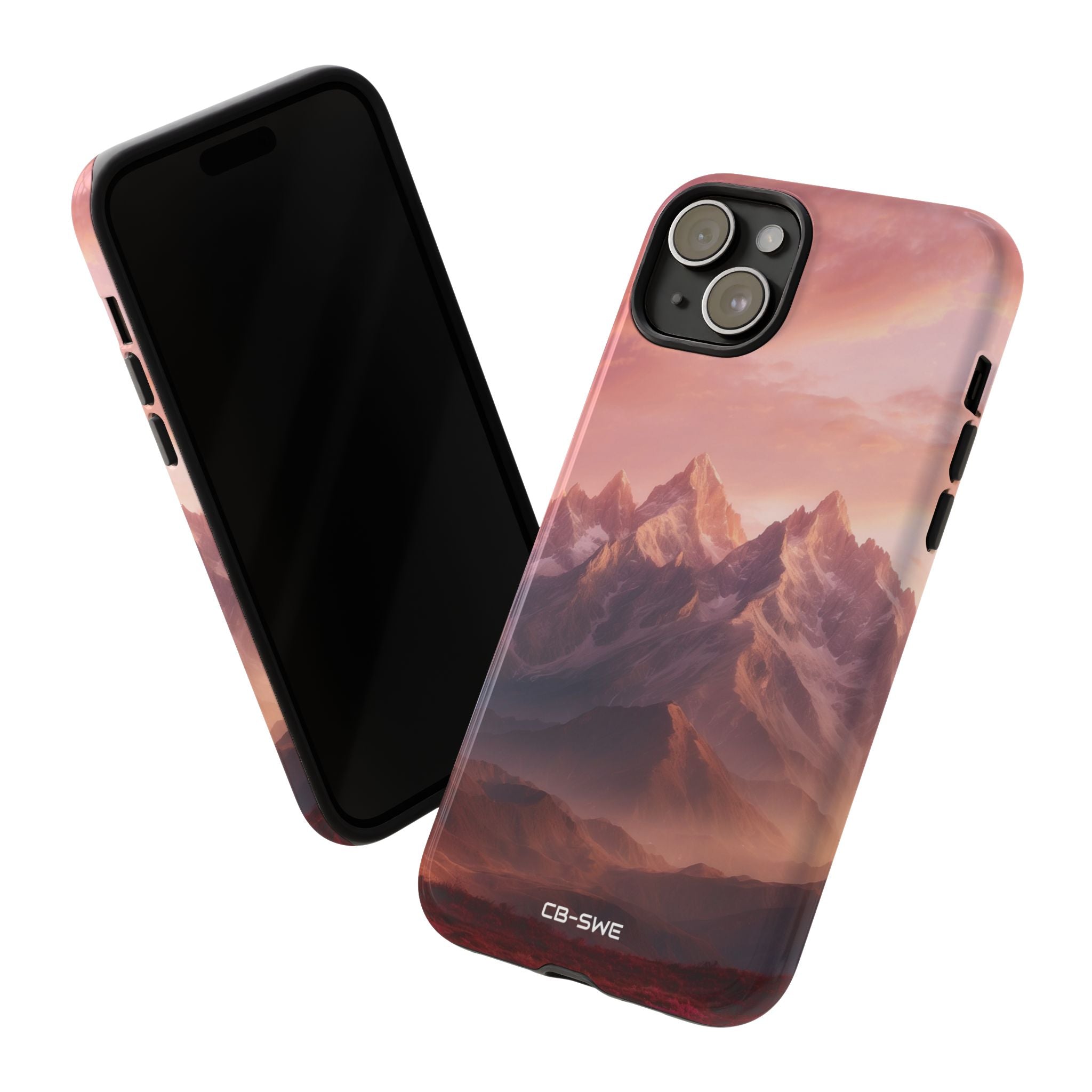 Vibrant Peaks Emerge - iPhone Case
