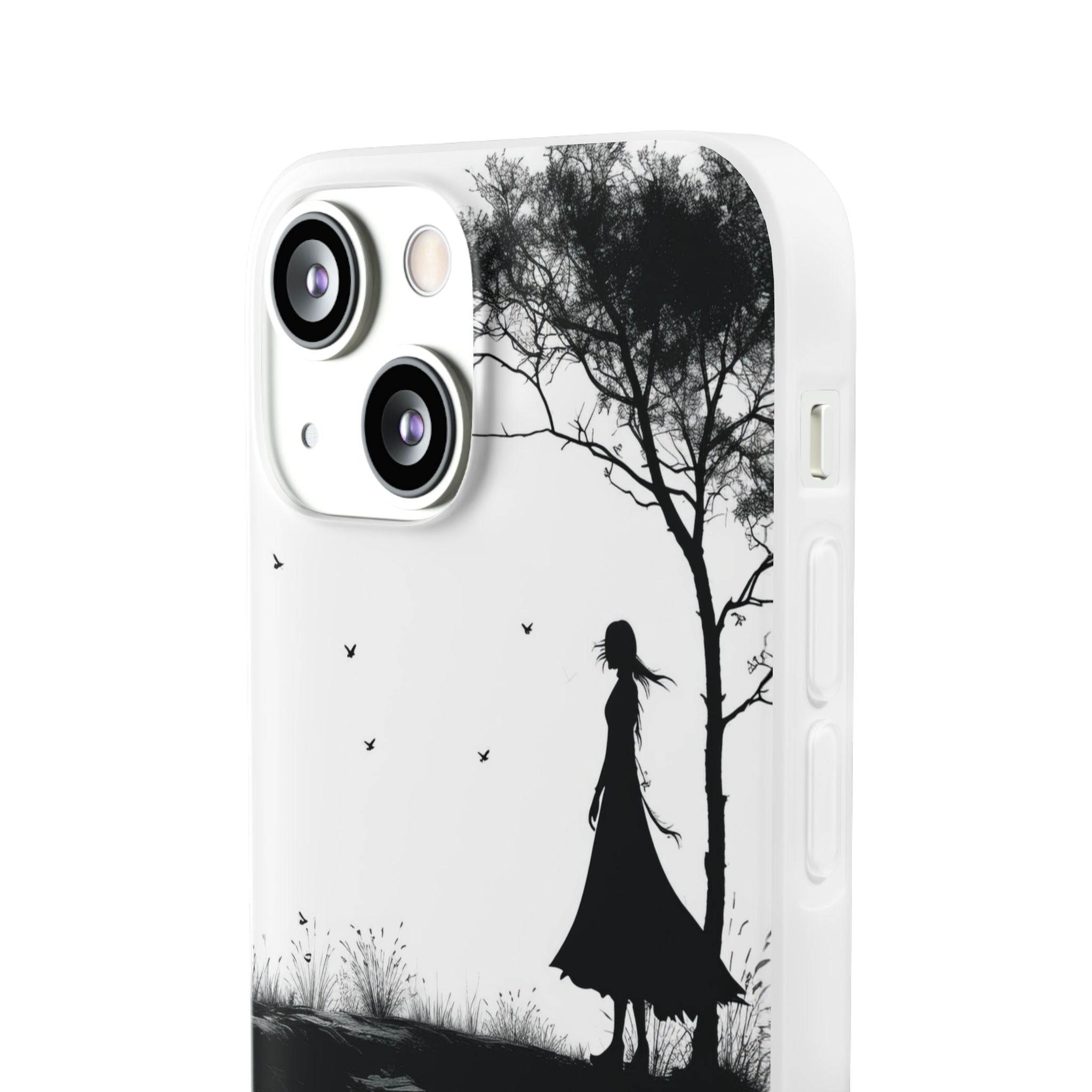 Cliffside Silhouette iPhone 13 mini Case - Soft