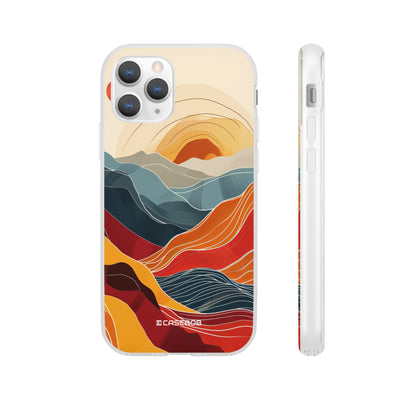 Sunset Waves | Flexible Phone Case for iPhone