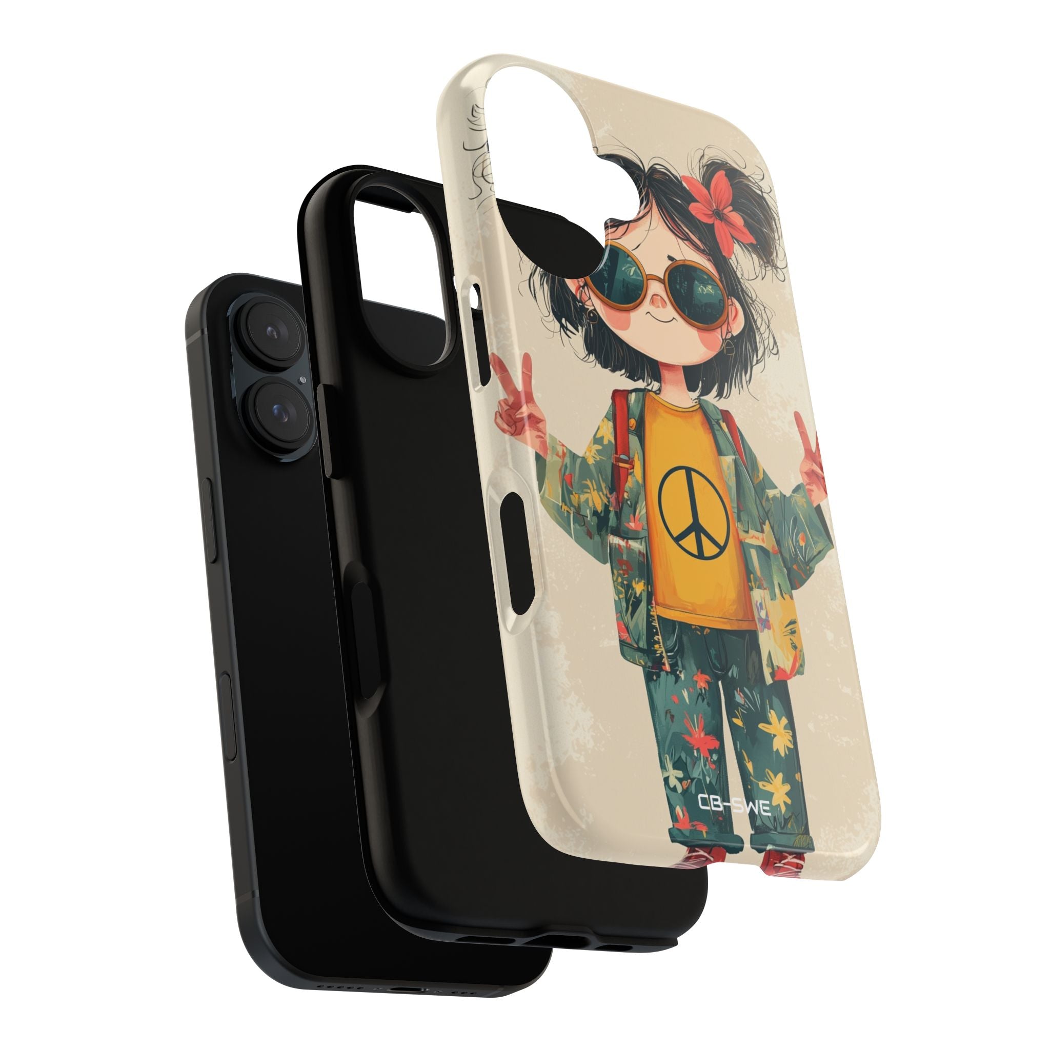 Groovy Child Laughs - iPhone Case