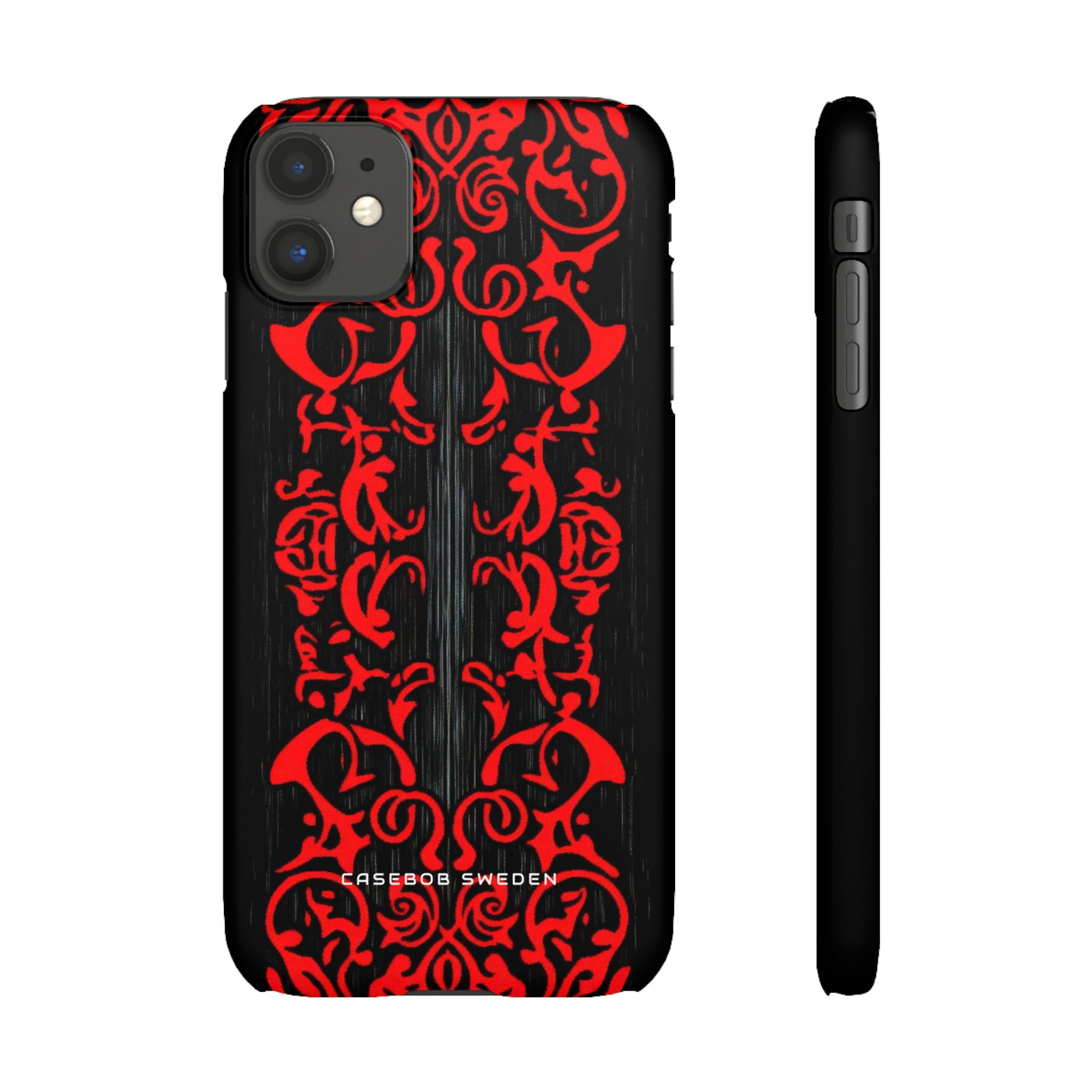 Gothic Crimson Symmetry iPhone 11 - Slim Phone Case