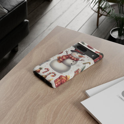 Snowman Wears Scarf - Google Pixel Case