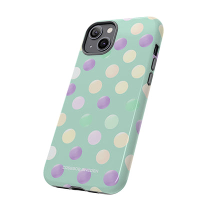 Pastel Polka Dots - Tough iPhone 14 Phone Case