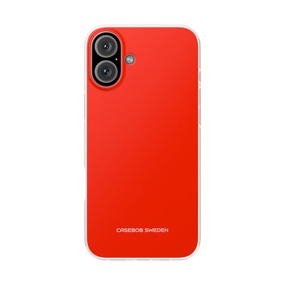 Scarlet Red - Flexi iPhone 16 Phone Case