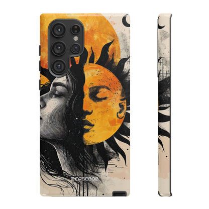 Sunlit Duality | Protective Phone Case for Samsung Galaxy