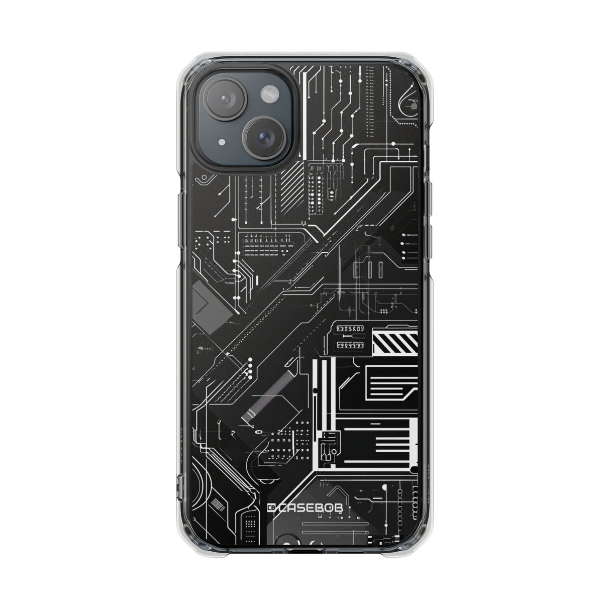 Circuit Overdrive - Phone Case for iPhone (Clear Impact - Magnetic)