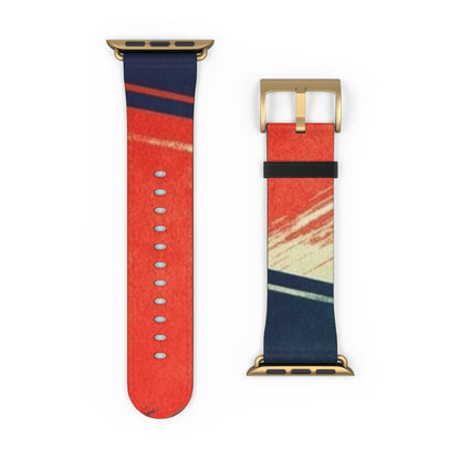 Navy Streak - Watch Band