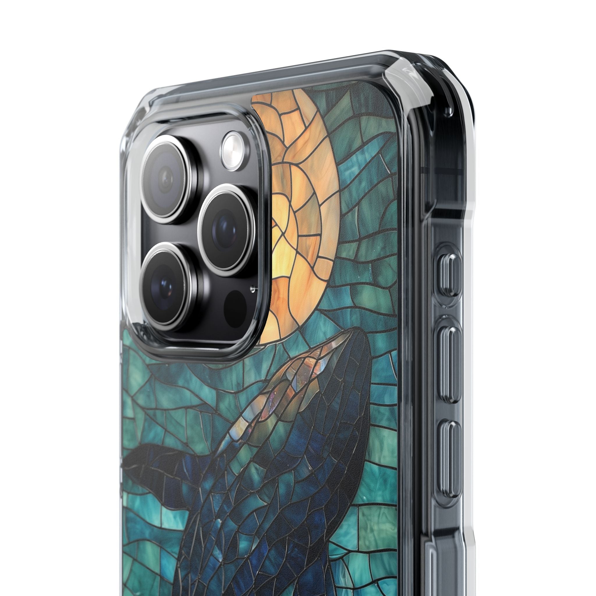 Whale Dives Upward iPhone Case - Impact