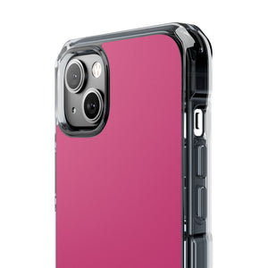 Magenta Pantone | Handyhülle für iPhone (Clear Impact Case – magnetisch) 