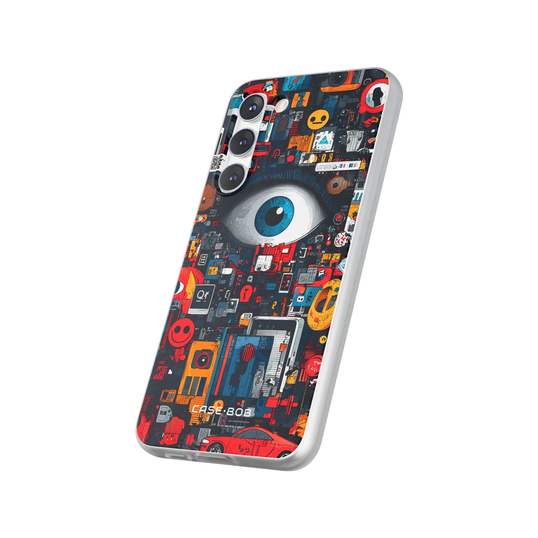 Digital Eye Blue Samsung S23 Plus Case - Soft